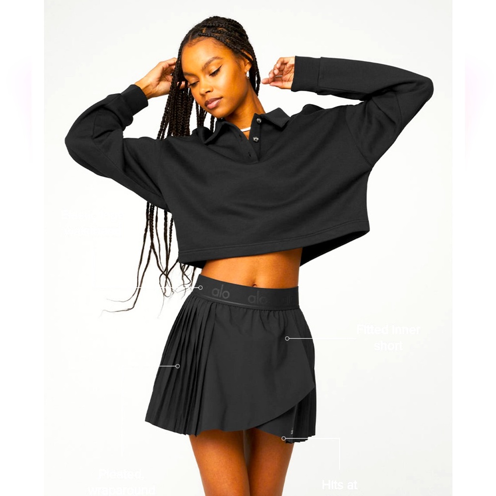 ALO ACES TENNIS SKIRT NEW DROP NWT